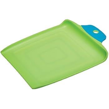 Tábua de cortar Dexas Chop & Scoop, 28 x 35,5 cm, colorida