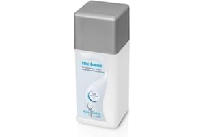 SpaTime by BAYROL - Chlor Granulat 1kg für die Dauerdesinfektion und Problembehandlung - Für klares Wasser im Whirlpool - Chlor Whirlpool Desinfektionsmittel - Reiniger