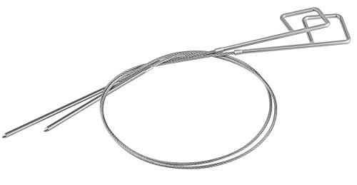 Preisvergleich Produktbild mumbi® 2x flexible Schaschlikspieße Grillspieße Bratspieße aus Edelstahl