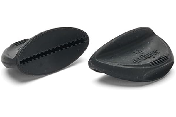 DE BUYER -8360.00 -lot 2 anses twisty amov. silicone noire, Noir