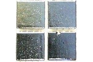 HOBBY ISLAND MOSAICS Vitreous Iridescent Mosaic Tiles 20mm Black Pearl