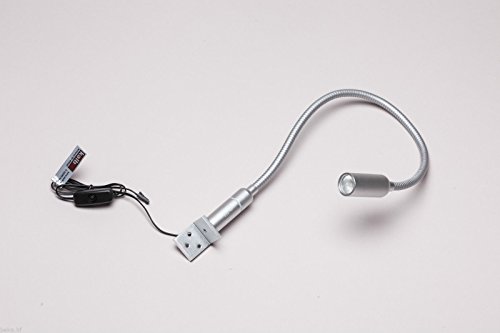4W LED Bettleuchte dimmbar Leseleuchte Flexleuchte Nachttischlampe Bettlampe Leselampe - 7
