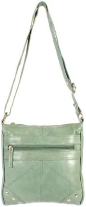 Mint Green Italian leather designer quality handbag