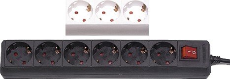 Preisvergleich Produktbild Brema Tischsteckdose 6Fach mit Schalter Ws103136