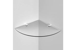 Expression Products Acrylic Corner Shelf tough 5mm acrylic - size 200mm - approx 8" - Clear