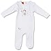 Pumpkin Patch Unisex Baby Fairy All-In-One With Feet Plain Footies, White (Clean White), 0-3 Months (Manufacturer Size:0-3M)