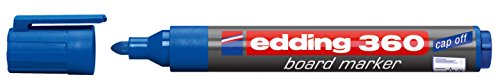 edding Whiteboardmarker edding 360, nachfüllbar, 1,5 - 3mm, blau