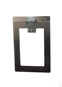 Gun Dog House Door | Small Heavy Duty Dog Door | Chew Proof, Weather Tight, Energy Efficient | Metal Dog Door | Dog Size 0-20 Lbs | 10 3/4 x 16 1/4 Frame