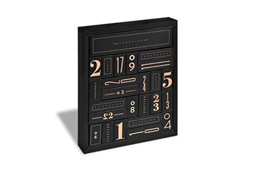 Preisvergleich Produktbild Gewürzkalender Adventskalender - gefüllt mit 24 Verschiedenen Gewürzen je 25g aus Aller Welt - mit Gewürzposter