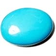 India Mines Firoza Stone Original Certified 5 Ratti to 21.50 Ratti with Lab Report & Guarantee Certificate Natural Turquoise Stone A++ Quality for Astrology Benefits for Men & Women | SVGAJ