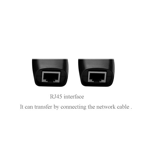USB CAT5 / Cat5e / 6 Um RJ45 LAN Verlängerungsadapter Kable Extender adapter 150ft 45Meter - 4