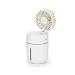Produktbild Mini Fan,Household Modern Creative Fan Mini USB 180° Flippable Fan Noiseless Portable Rotating Personal Cooling Desktop Spray Fans for Bedroom Office Travel Dormitory,White