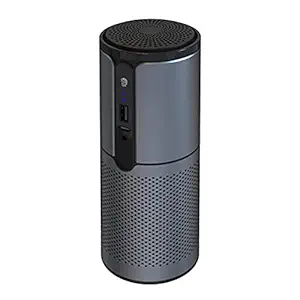 Car Air Purifier ni HEPA Air Purifier Air Cleaner for Car & Home Air Quality ing, Smoke Dust Remover Eli Nates Smoke, Odor, Pollen, Pet Hair(Silver Gray)-POOWE