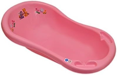 Baby Infant Newborn Kids Girl Boy Bath Wash Washing Tub Bucket 84 cm Pink Winnie