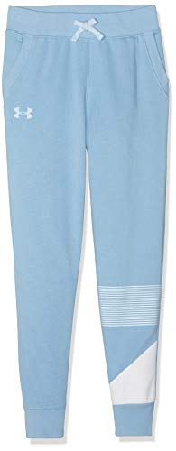 Under Armour Rival Jogger Pantalon Fille, Bleu, M