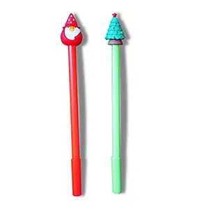 Titu Ki Baatein Pen For kids Boys/Girls/Unicorn/Pubg/Bird/Ice cream Number One Gift Perfect for Stocking Fillers Christmas Birthday Present ballpoint pen stationery gift Gift Fun Toys & Games Pocket Money Treat or Reward Idea Beautiful Designer (Pack Of 2)(Christmas Pen)