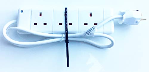 Europe Travel Adapter Adapter Power Verlängerungskabel 3 UK-Steckdosen