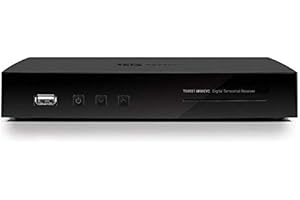 TELE SYSTEM Telesystem TS8001 Terrestrischer HD-TV-Set, Schwarz, Player/Tuner (terrestrisch, DVB-T2, 1920 x 1080 Pixel, 1080p, 16:9, 60 pps)