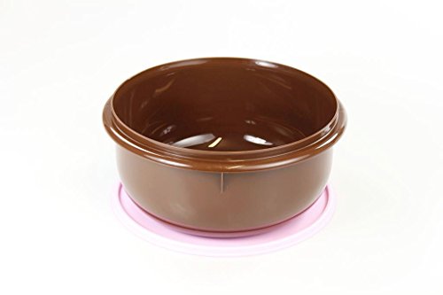 TUPPERWARE Rührschüssel PENG 3,0L rosa braun Hefeteig B11 Germteig Schüssel 15313 - 2