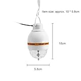 ★ Verfügbare Lampe: LED-Lampe / Energiesparlampe / Halogen. Hardware-Baldachin, starke Tragfähigkeit und nicht leichte Verformung.