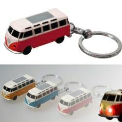 VW Bulli LED-Schlüsselanhänger Volkswagen Typ1 (1962) in rot