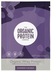 Raspberry &amp; Baobab Organic Whey Protein Powder 25G by The Organic Protein Company