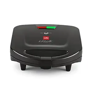 Cello Super Club Sandwich Maker with Auto Shut Off & On & Indicator Light, 2 Slice (750W) (Black), Medium, (70FSM016BK)