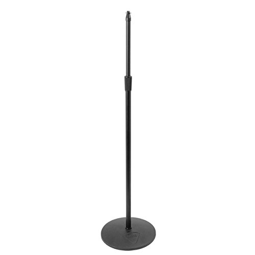 On-Stage Heavy Duty Low Profile Mic Stand with 12” Base