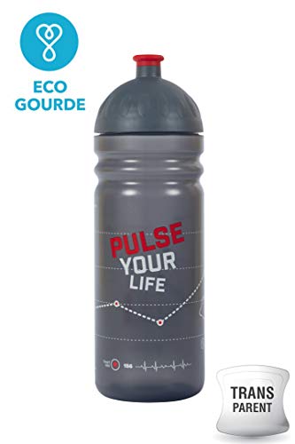 La Gourde écologique 0,7L Enfant sans BPA Bouteille d'eau Incassable Durable et Sympa (Pulse)