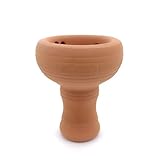 Shisha Ton Kopf Badcha Ornamentic Star Natur Ton Tabakkopf Wasserpfeife Mehrloch