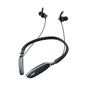 boAt Rockerz 385v2 Bluetooth Neckband with Qualcomm aptx & CVC, Upto 40 Hours Battery, ASAP Charge, IPX6 Rating and Dual Pairing(Active Black)