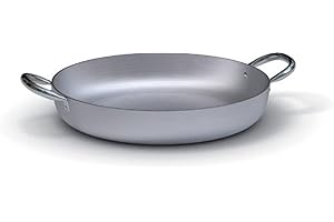 Ballarini Professionale 7008.32 Tegame con 2 Manici, Alluminio, Grigio, 32 cm
