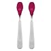 OXO Tot Silicone Feeding Spoon Set (Raspberry)