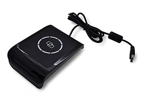 Fongwah S9-bu-00-01 RFID/NFC Lecteur graveur avec Interface USB Complie au Iso14443 d'une Prise en Charge sans Contact Carte + 2 pcs S50 Cartes + Gratuit SDK