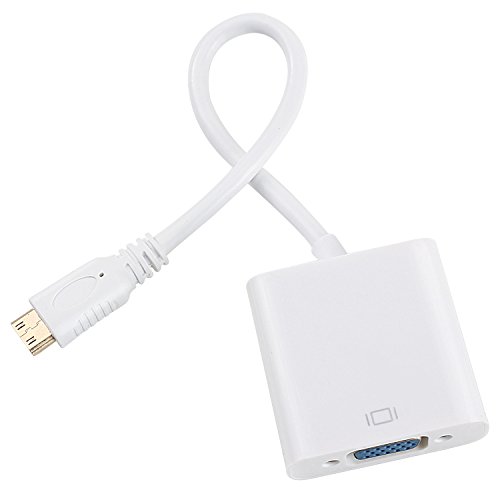 Incutex Mini HDMI auf VGA Adapter mini HDMI VGA Konverter - 3