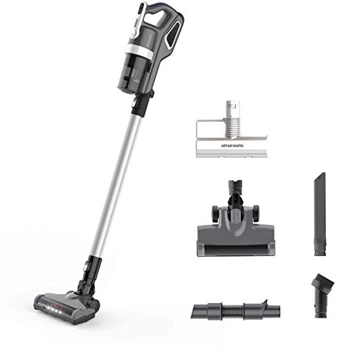 Arthur Martin AMP135 Aspirateur balais sans Fil 22,2V, Gris, 2200 W, 73 décibeles