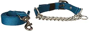 Pets Like Choke Collar and Leash Set 25 mm(Sky Blue)