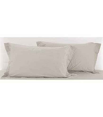 Bossi Coppia federe 2 volani col. 280 Grigio Polvere