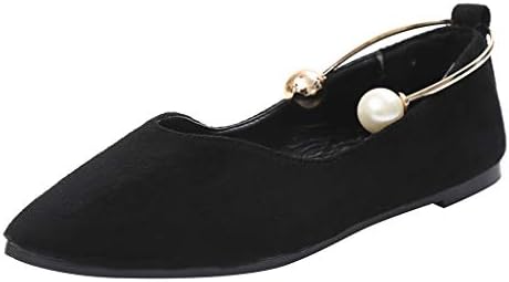 Women's Shoes,Fatchot Women Ladies Pointed Toe Flat Ankel Shoes Casual Low Heel Soft Slip-On Boat Shoes Formal Business Shoes Loafers Size 3.5-6