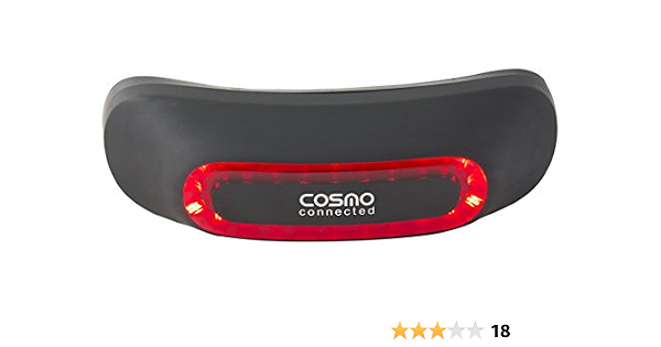 Cosmo Connected Luce di Freno Posteriore, Rimovibile, Associata a  Un'Applicazione Mobile, Adatta alla Maggior Parte dei Tipi di Casco, Nero  Opaco : Amazon.it: Sport e tempo libero