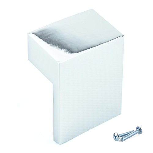 Preisvergleich Produktbild M4TEC Möbelknopf Möbelgriff Schubladengriff Knopfgriff Schlafzimmer Küchenschrank Chrom Poliert. Q7 Serie: 50 x 58 mm