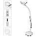 Produktbild bai 16X LED Lupenleuchte Einstellbar Dimmbar Schattenloses Licht Zum Hautpflege Schönheit Maniküre Tattoo Salon SPA Mit Rollender Bodenständer