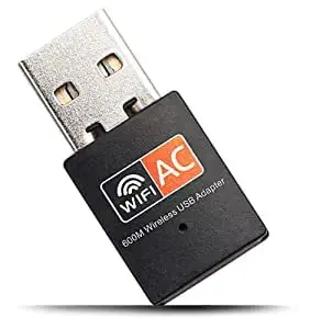 Trustify USB WiFi Adapter for PC (Realtek RTL8811) Wireless Network Adapter for Desktop - Nano Size WiFi Dongle Compatible with Windows 10/7/8/8.1/XP/ Mac OS 10.9-10