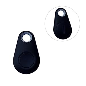 UKCOCO Smart Finder Localizador GPS Pet Tracker Alarma Wireless Bluetooth 4.0 Anti-perdió el sensor remoto Selfie Shutter Seeker Itag para niños Bolsa Wallet Keys SmartPhone (Negro)