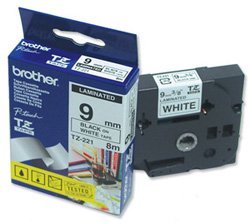 Preisvergleich Produktbild Brother TZ-221 Laminated Tape 9 mm