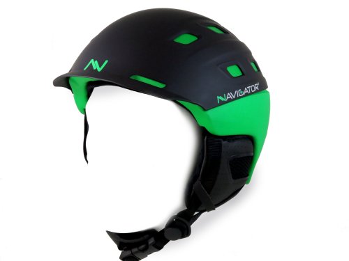 NAVIGATOR PARROT, casco de esquí y de snowboard, ajustable (VERDE, M-XL (58-62cm))