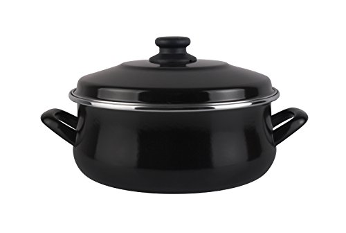 MAGEFESA 01102587-cocotte avec Couvercle 20 cm Noir