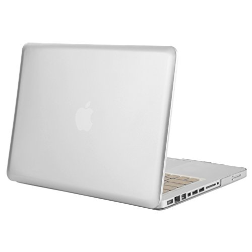MOSISO Ultra Slim Plastik Hartschale Schutzhülle Hülle Snap Case für MacBook Pro 13 Zoll mit CD-ROM Drive (A1278), Silber