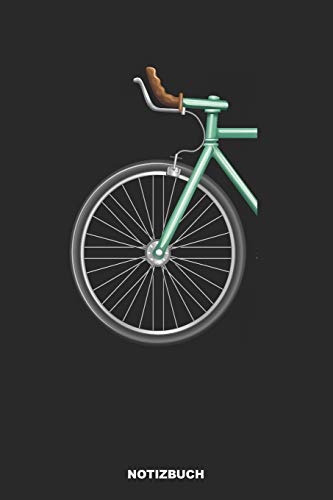 Preisvergleich Produktbild Notizbuch: Kariertes Fahrrad Notizbuch oder Rad Notizheft Kariert - Rennrad Journal für Männer und Frauen mit Karos