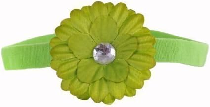 Style Nuvo Baby, Girl Small Flower Daisy Headband - Green